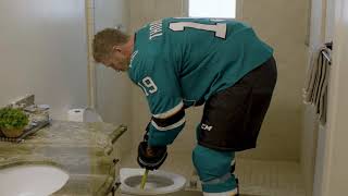 Joe Thornton Fighting Bobblehead Commercial [upl. by Eceryt892]