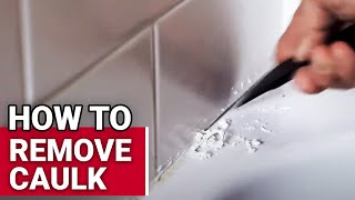 How To Remove Caulk  Ace Hardware [upl. by Ardell]