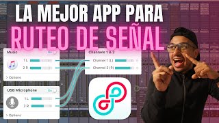 Ruteo de señal como UN MASTER con esta APP  Conexiones internas de AUDIO  Loopback audio [upl. by Dominic]