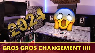 Gros gros gros changement au studio  Joyeuse année 2024  avid Dcontrol [upl. by Pepe]