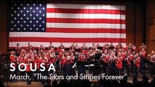 SOUSA  The Stars and Stripes Forever  quotThe Presidents Ownquot US Marine Band [upl. by Atteuqcaj819]