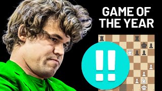 A Carlsen Game So Good The Gods Want It Back [upl. by Nahshon]