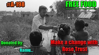 Thiruvalam  Services198  ROSE TRUST  உணவே உயிர் 2024freefood service tamil trust 120 food [upl. by Verene]