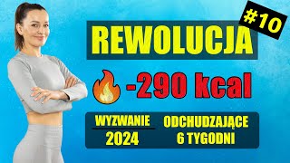 WYZWANIE Odchudzające REWOLUCJA 🔥Trening 10 290 KCAL bez wyskoków [upl. by Eecak]