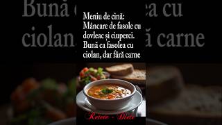 Meniu de cină mâncare de fasole cu dovleac și ciuperci Bună ca fasolea cu ciolan dar fără carne [upl. by Atse832]