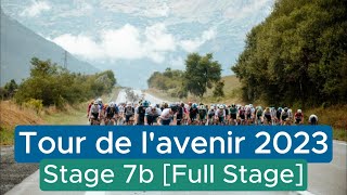 Tour de l’Avenir 2023 Stage 7b FULL STAGE [upl. by Augie358]