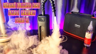 Ulanzi FILMOG ACE FM01 Tiny Wireless Fog Machine Review Part Two [upl. by Atirma897]