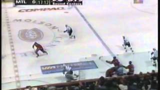 Hartford Whalers vs Montreal Canadiens 199697 Highlites [upl. by Nnayelhsa]