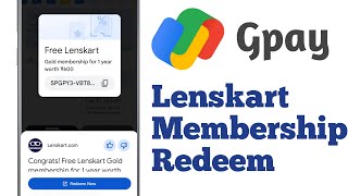 how to redeem google pay lenskart one year gold membership [upl. by Hortensa]