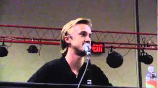 Tom Felton Draco Malfoy asks Panel Questions at MegaCon  Pt 1 of 5 [upl. by Carmita]