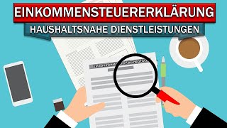 Steuererklärung 2020 Anlage Haushaltsnahe Aufwendungen [upl. by Edualcnaej]