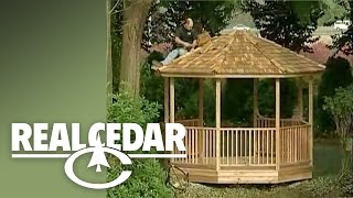 How to Build  GAZEBO Part 3  Realcedarcom [upl. by Bayard]