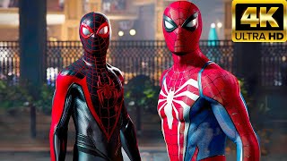 SpiderMan 2 All Cutscenes Full Movie 2023 4K ULTRA HD [upl. by Iveksarap]