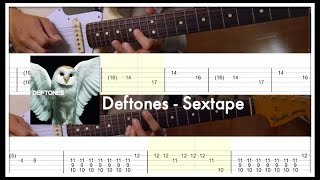 deftones  sextape guitars cover w tabs [upl. by Gaal430]