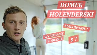 DOMEK HOLENDERSKI CAŁOROCZNY Malowanie salonu wybraliśmy podłogę koszt domekholenderski polacywuk [upl. by Dyane803]