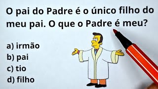 5 QUESTÕES DE RACIOCÍNIO LÓGICO  Nível 1  ProfMarcelo [upl. by Llerref]