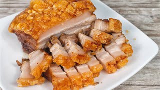 How to Make CRISPY ROAST PORK BELLY SHOCKINGLY EASY RECIPE [upl. by Silohcin]