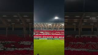 Offenbacher Kickers mit einer schöne Choreo im DFB Pokal 2Runde gegen Karlsruhe [upl. by Mintun496]