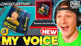 OPENING MY WYNNSANITY VOICE PACK IN PUBG MOBILE [upl. by Flossie853]