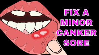 How to naturally fix for a canker sore in less than 4 minutes [upl. by Horatius]