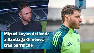 Miguel Layún defiende a Santiago Giménez tras berrinche por no jugar ante Panamá [upl. by Ellehcer]