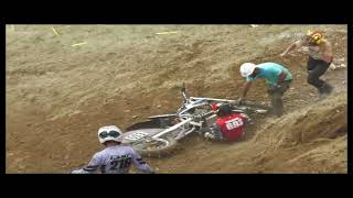 Motorcyclists Attempt the Impossible Climb in Arette France [upl. by Previdi]