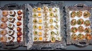 10 assortiments de canapés salés très facile [upl. by Adamsen]