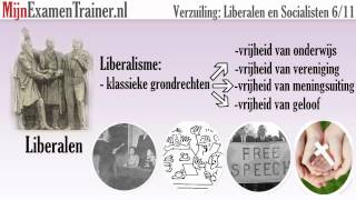 Eindexamen geschiedenis  MijnExamenTrainer Staatsinrichting  Verzuiling Liberalen en Socialisten [upl. by Shanon]