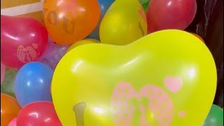 45 Heart shape Big colourful Balloons … [upl. by Talia]