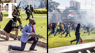 Kenya protests Ten dead as demonstrators storm parliament [upl. by Lester186]