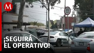 Continúan operativos de seguridad en la colonia Morelos 273 policías resguardan la zona [upl. by Wrdna]