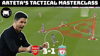 How Arteta Dominated Klopp  Tactical Analysis  Arsenal 31 Liverpool [upl. by Lenor43]