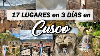 17 nuevos lugares que conocer en Cusco en 3 días [upl. by Carmelita]