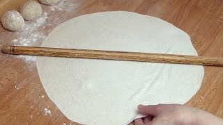 Lavash Recipe  Turkish Thin FlatBread Recipe [upl. by Wadell732]