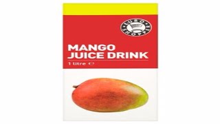 MANGO JUICE DRINK REVIEW MUST FRUIT [upl. by Weight]