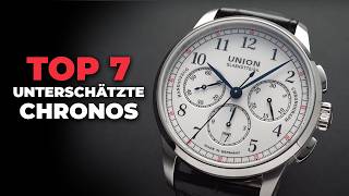 7 unterschätzten Chronographen die jeder UhrenFan kennen sollte 4K [upl. by Euqinom]