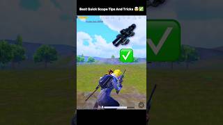 Best Quick Scope Tips And Tricks 🤯✅ pubgmobile mrijazplays pubgtips tipsandtricks [upl. by Eahsram]