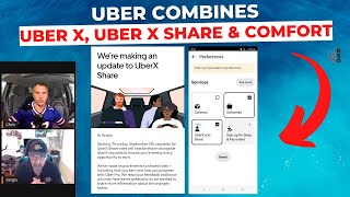 Uber Combines Driver Preferences For UberX UberX Shared and Comfort [upl. by Kinnard]