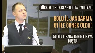 BOLU İL JANDARMA’NIN PROJESİ TÜRKİYE’DE UYGULANDI 08112024 [upl. by Eeralav]