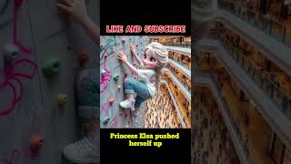 Princess Elsas Daring Climb Without Safety Ropes Superpowers Unleashed at the Mall [upl. by Alysia734]