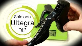 Shimano Ultegra STR8050 Di2 ShiftBrake Levers Actual Weight and Feature Review [upl. by Assirk283]