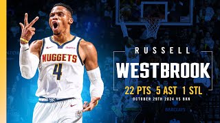 Russell Westbrook On FIRE Off The Bench 🔥  Full Game Highlights vs Nets 102924 [upl. by Ydde172]