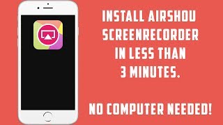 Install AirShou Without Jailbreak Or Computer iOS 103x  Complete Guide [upl. by Follmer]