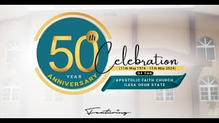 50 Years Anniversary  THANKSGIVING SERVICE 12052024 [upl. by Adala]