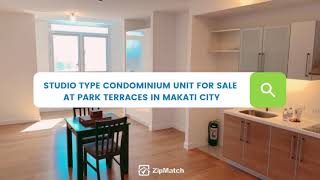 40sqm Studio Type Condo For Sale at Park Terraces in Makati City  ZipMatch [upl. by Losiram]