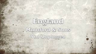 England cover  Mumford amp Sons  Vh1 Unplugged [upl. by Baptist]