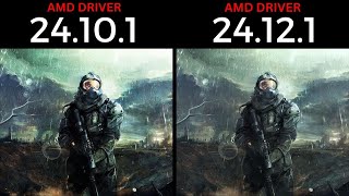 AMD Drivers Update 24121 vs 24101  AMD Adrenalin Edition 24121 New Update 7800XT [upl. by Anewor]