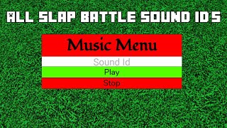 ALL Slap battles roblox sound ids roblox [upl. by Onafets767]