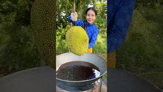 Jackfruit crispy cook recipe shortvideo shorts cooking food recipe [upl. by Valencia]