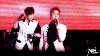 MBLAQ Seungho  quotThis Is Warquot  quotOh Yeahquot Fancam  Big5 Concert In Yeosu Expo [upl. by Ennair]